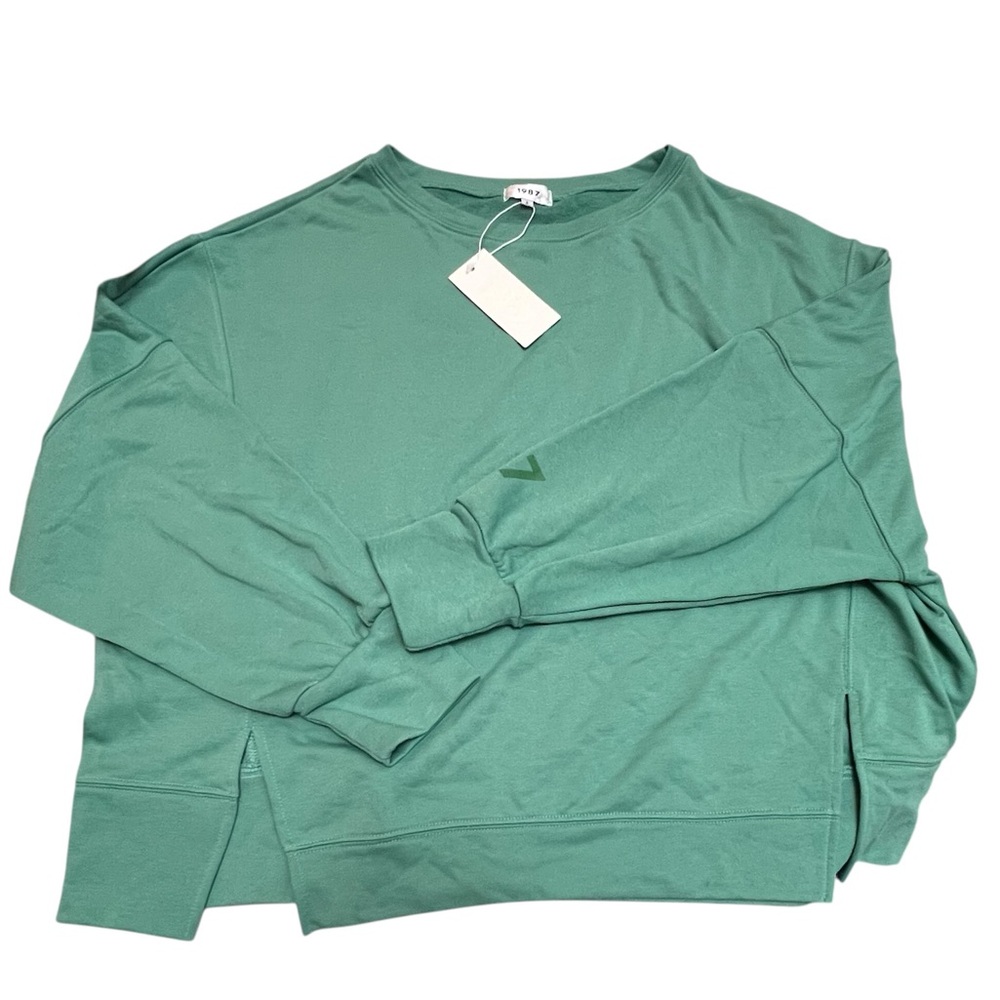 NWT 1987 The Label Oversized Crewneck Sweatshirt in “Country Club”!S